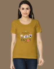 Girls Must Have Items Enjoy Young Fun Graphic T-Shirt - Baklol Wear