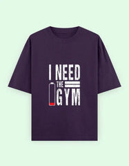 I Need The Gym Oversized T-Shirt Baklol Wear