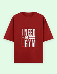 I Need The Gym Oversized T-Shirt Baklol Wear
