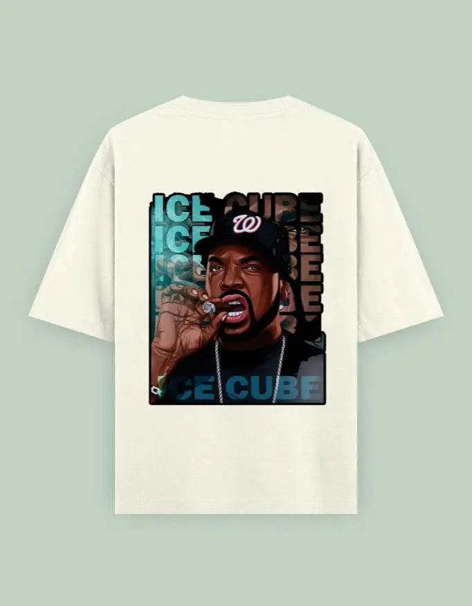 Ice Cube Oversized Graphic T-Shirt – Iconic Rap Legend Streetwear Baklol Wear