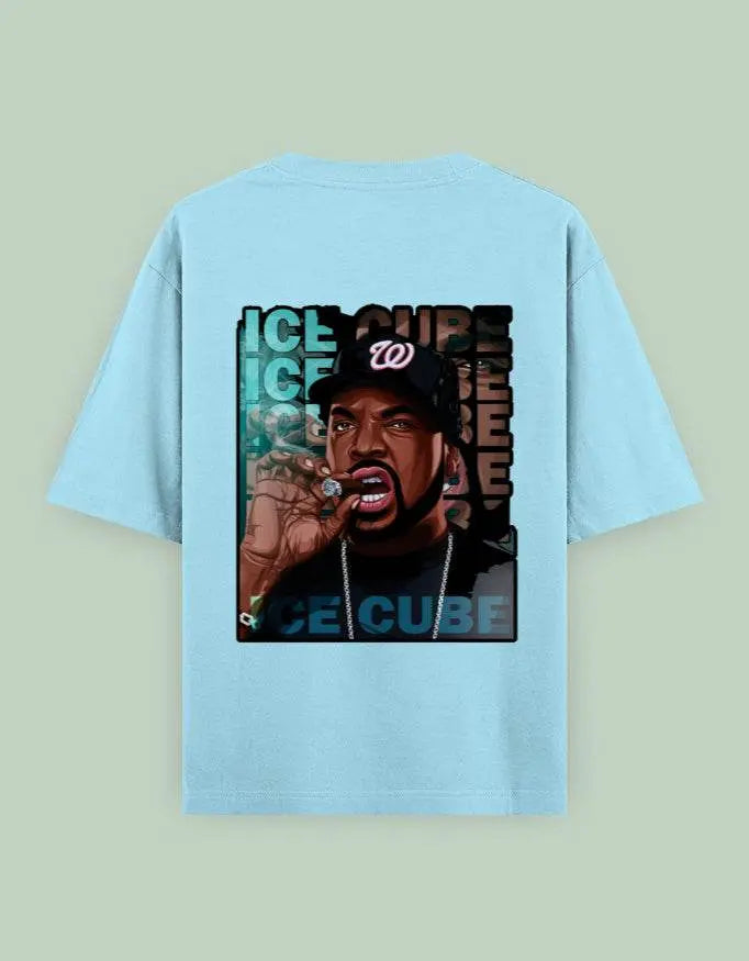 Ice Cube Oversized Graphic T-Shirt – Iconic Rap Legend Streetwear Baklol Wear
