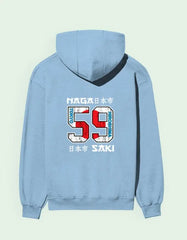 Japan Cities 59 Graphic Oversize Hoodie | Urban Streetwear Back Print Baklol Wear