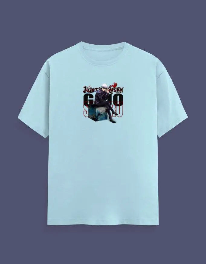Jujutsu Kaisen Gojo Graphic Unisex Classic Crew T-Shirt Baklol Wear