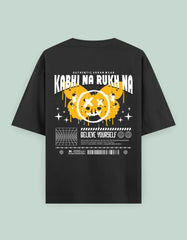 Kabhi Na Rukh Na Back Printed Oversized T-Shirt for Men & Women Baklol Wear