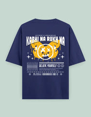 Kabhi Na Rukh Na Back Printed Oversized T-Shirt for Men & Women Baklol Wear