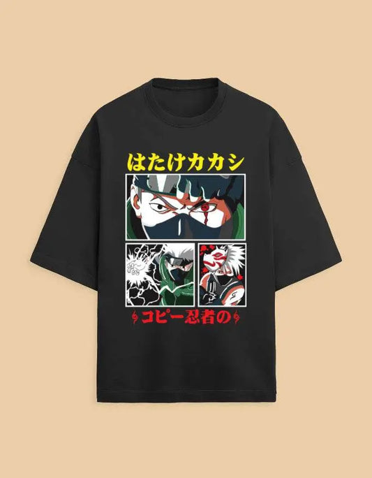 Kakashi Hatake Premium Oversized Tshirt Baklol Wear