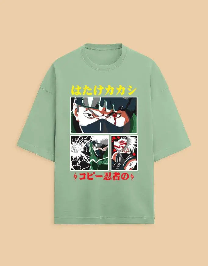 Kakashi Hatake Premium Oversized Tshirt Baklol Wear