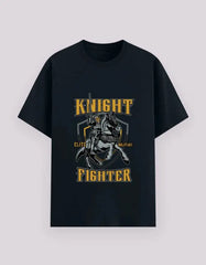 Knight Fighter Graphic T-Shirt – Elite Medieval Warrior Military Tee for Men Baklol Wear