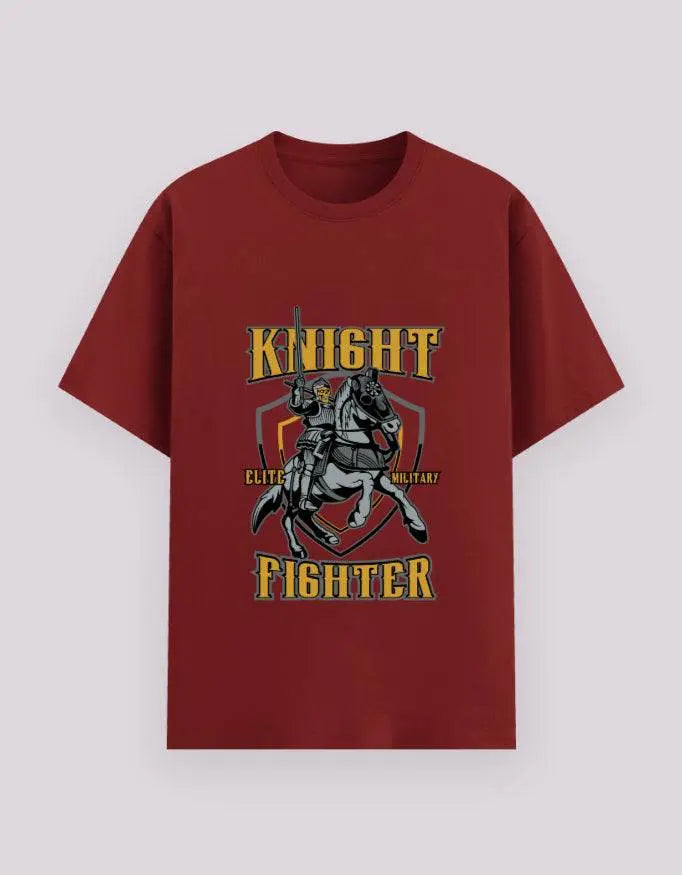 Knight Fighter Graphic T-Shirt – Elite Medieval Warrior Military Tee for Men Baklol Wear