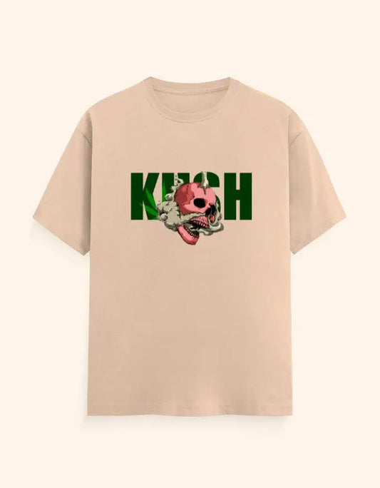 Kush Skull Graphic T-Shirt | Urban Streetwear Bold Print Tee Baklol Wear