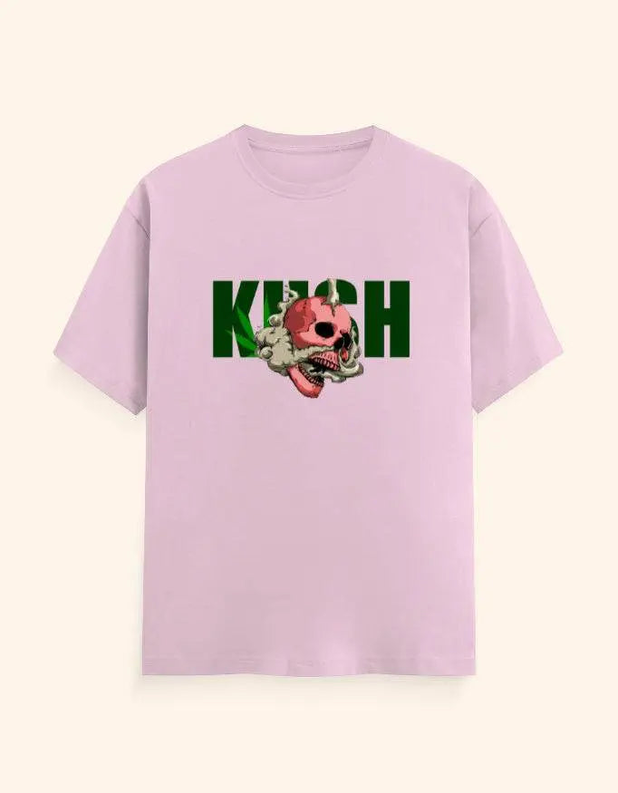 Kush Skull Graphic T-Shirt | Urban Streetwear Bold Print Tee Baklol Wear