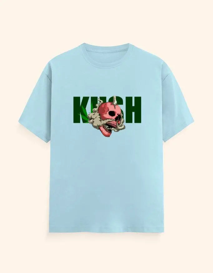 Kush Skull Graphic T-Shirt | Urban Streetwear Bold Print Tee Baklol Wear