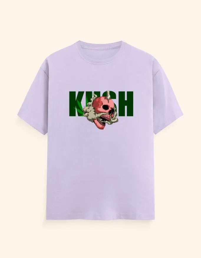 Kush Skull Graphic T-Shirt | Urban Streetwear Bold Print Tee Baklol Wear