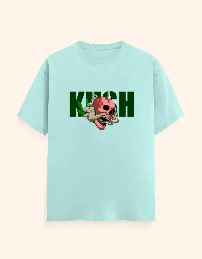 Kush Skull Graphic T-Shirt | Urban Streetwear Bold Print Tee Baklol Wear