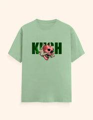 Kush Skull Graphic T-Shirt | Urban Streetwear Bold Print Tee Baklol Wear