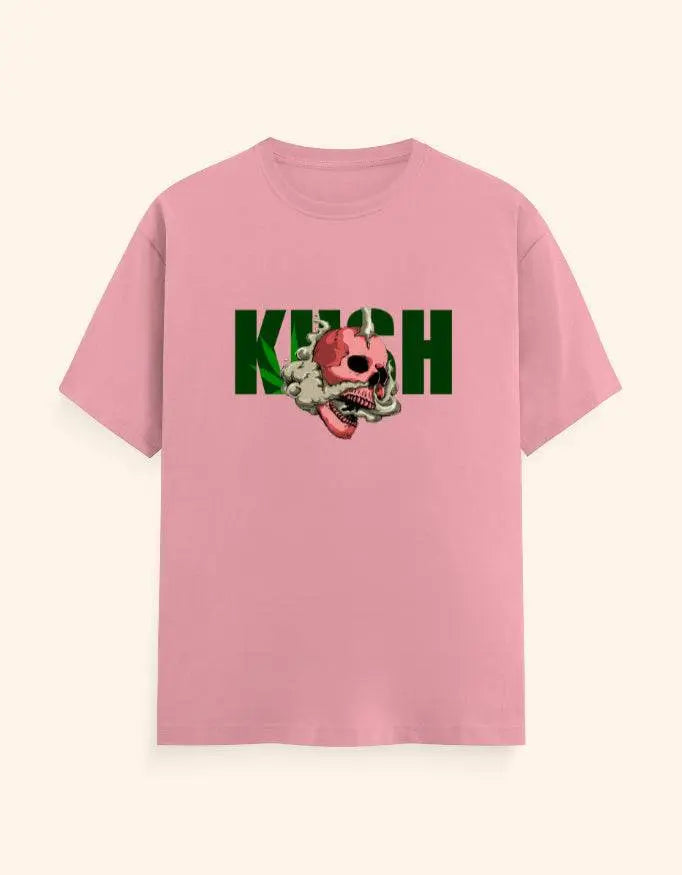 Kush Skull Graphic T-Shirt | Urban Streetwear Bold Print Tee Baklol Wear