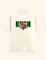 Kush Skull Graphic T-Shirt | Urban Streetwear Bold Print Tee Baklol Wear