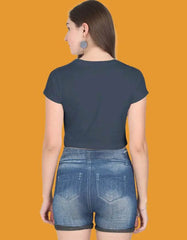 Lazy But Crazy Crop Top Baklol Wear