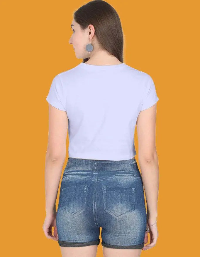 Lazy But Crazy Crop Top Baklol Wear