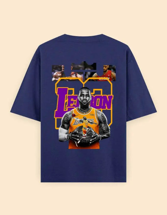 LeBron James Oversized Graphic T-Shirt – Basketball Legend Fan Apparel Baklol Wear