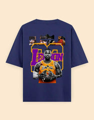 LeBron James Oversized Graphic T-Shirt – Basketball Legend Fan Apparel Baklol Wear