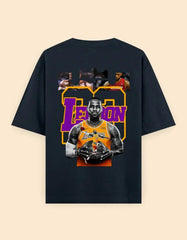 LeBron James Oversized Graphic T-Shirt – Basketball Legend Fan Apparel Baklol Wear