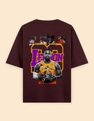 LeBron James Oversized Graphic T-Shirt – Basketball Legend Fan Apparel Baklol Wear