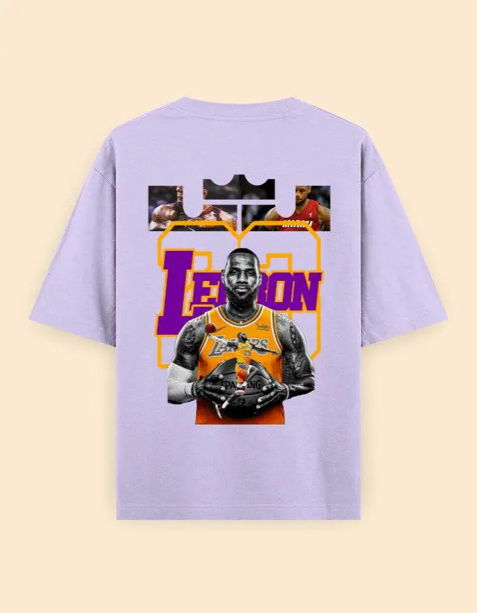 LeBron James Oversized Graphic T-Shirt – Basketball Legend Fan Apparel Baklol Wear