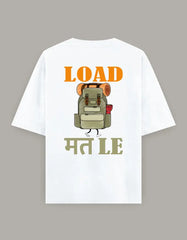 Load Mat Le Back Print Oversized T-Shirt Baklol Wear