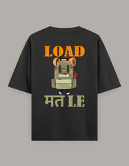 Load Mat Le Back Print Oversized T-Shirt Baklol Wear