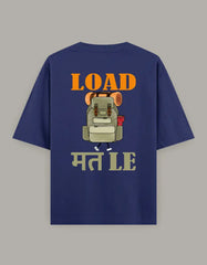 Load Mat Le Back Print Oversized T-Shirt Baklol Wear
