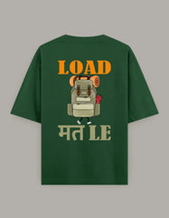 Load Mat Le Back Print Oversized T-Shirt Baklol Wear