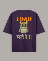 Load Mat Le Back Print Oversized T-Shirt Baklol Wear