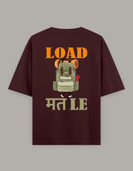 Load Mat Le Back Print Oversized T-Shirt Baklol Wear