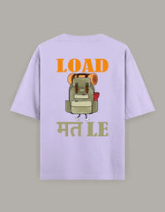 Load Mat Le Back Print Oversized T-Shirt Baklol Wear