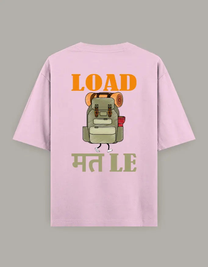 Load Mat Le Back Print Oversized T-Shirt Baklol Wear
