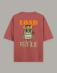 Load Mat Le Back Print Oversized T-Shirt Baklol Wear