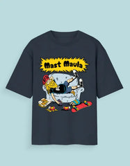 Mast Maula Oversized Graphic T-Shirt for Men & Women—Chill Vibes Baklol Wear