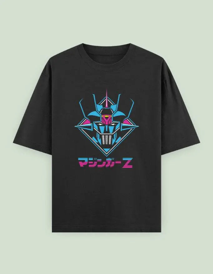 Mazinger Z Oversized T-Shirt | Retro Mecha Anime Graphic Tee - Baklol Wear