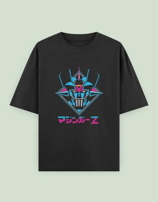 Mazinger Z Oversized T-Shirt | Retro Mecha Anime Graphic Tee - Baklol Wear