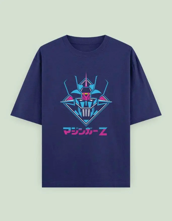 Mazinger Z Oversized T-Shirt | Retro Mecha Anime Graphic Tee - Baklol Wear