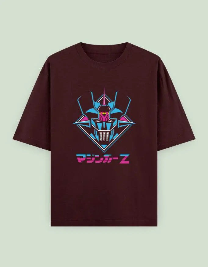 Mazinger Z Oversized T-Shirt | Retro Mecha Anime Graphic Tee - Baklol Wear