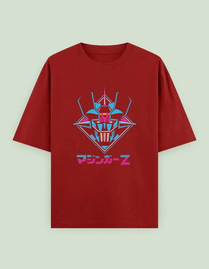 Mazinger Z Oversized T-Shirt | Retro Mecha Anime Graphic Tee - Baklol Wear
