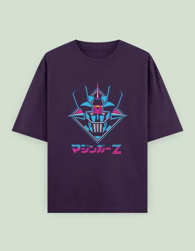 Mazinger Z Oversized T-Shirt | Retro Mecha Anime Graphic Tee - Baklol Wear