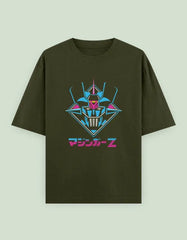 Mazinger Z Oversized T-Shirt | Retro Mecha Anime Graphic Tee - Baklol Wear