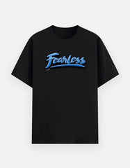 Men's Fearless Graphic T-Shirt – Motivational Streetwear, Bold Script Crew Neck Tee Baklol Wear