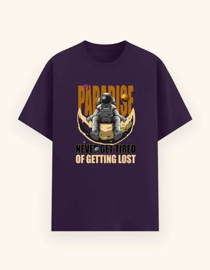 Men's Paradise Astronaut Graphic T-Shirt – Cosmic Explorer Space Adventure Tee Baklol Wear