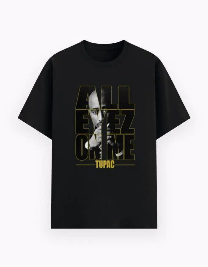 Men's Tupac Graphic T-Shirt – All Eyez On Me Hip Hop Rap Legend Tee Baklol Wear