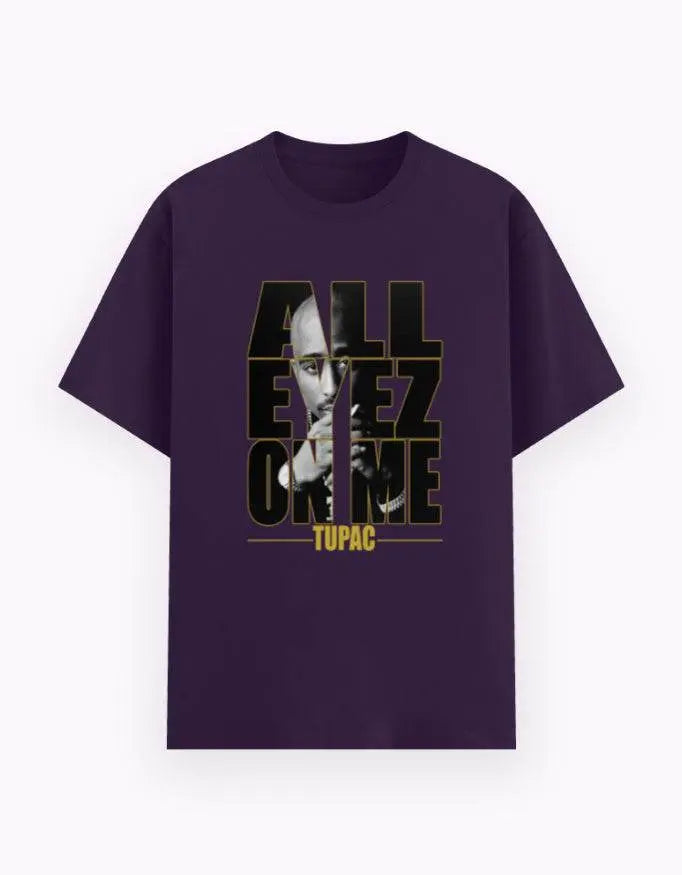 Men's Tupac Graphic T-Shirt – All Eyez On Me Hip Hop Rap Legend Tee Baklol Wear