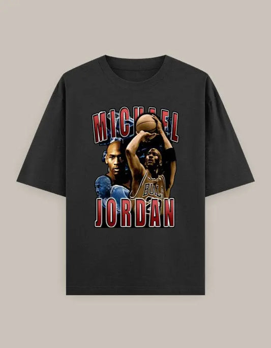Michael Jordan Graphic Oversized Classic T-Shirt Baklol Wear